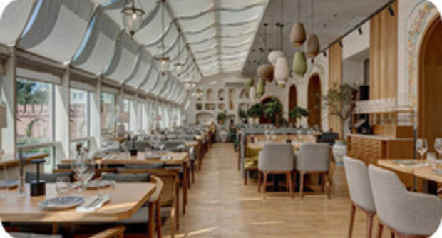 Ресторан Bottega Italiana — прекрасное место для банкетов, свадеб и дней рождений